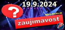 Zaujímavosť na dnes (19.09.2024)